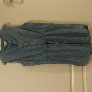 Liz Claiborne Cambray shirt dress mini